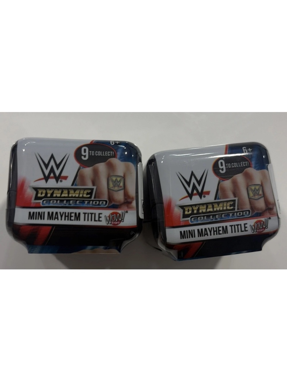 Lot Of 2 Wwe Mini Mayhem Title Dynamic Collection WWE Sealed